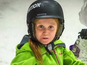 Supporting image for story: Amber strikes gold on Scottish slopes