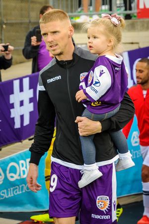 Keogh with daughter 