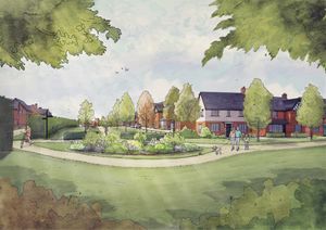 An artist's impression of the new development