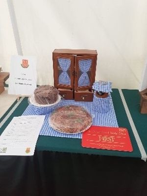 Rudyard WI's Cooperative Produce Class - Winning entry