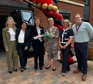 The Crystal Care Collection team with the Deputy Mayor of Lichfield, Councillor Rosie Harvey-Coggins