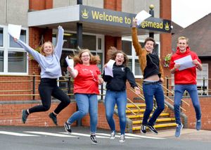 At Kingsmead: Meghan Hill, Lauren Parry, Aimie Howe, Ethan Thornton and Daniel Waddison all 18