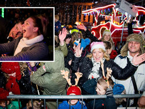 Supporting image for story: Halesowen Christmas lights switch-on 2016: Paralympics medalist Jordanne Whiley does the honours - pictures and video
