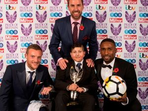 Supporting image for story: WATCH: Courageous Moin wins Pride of Britain award - and gets to meet David Beckham in the process