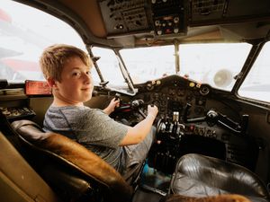 Supporting image for story: Plane fans enjoy open cockpits weekend at RAF Museum Cosford - with pictures