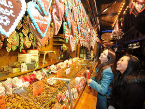 Supporting image for story: Birmingham Christmas market: Concrete bollards installed as 'safety measure'