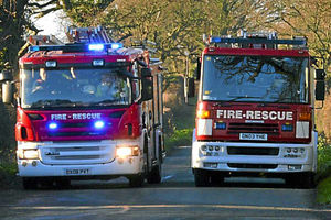 Supporting image for story: Dog rescued from cliff edge near Oswestry