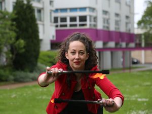 Supporting image for story: Firey lesson from Shrewsbury's Jenna