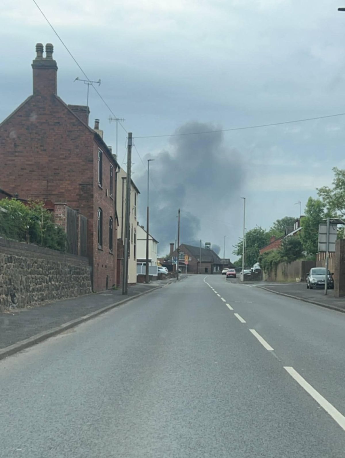 Fire crews battling blaze at Cradley Heath recycling unit
