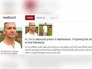 Supporting image for story: Convicted murderer joins dating site from Oakwood prison