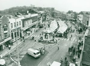 Dudley Market pictured in May 1982.  