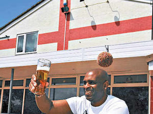 Supporting image for story: Willenhall pub flags up its new look