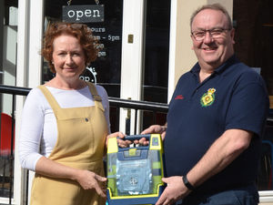 Supporting image for story: Life-saving defibrillator installed at Shrewsbury cafe after customer tragedy