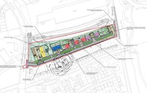 A map of the plans off Beever Road