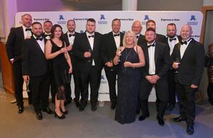 The team from DAE Energy Solutions at the Express & Star Business Awards 2025