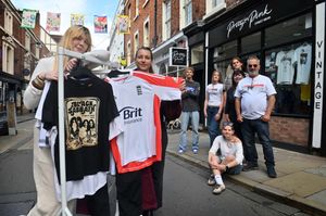 Pictured left are managers Lola Moore and Charlotte Crossley. Sitting down is Charlie Owen. Pictured back are (from left): Elliott Raymont, Ruby Farnsworth, Ray Lakotke, Rachel Jackson and owner Graham Holbrook. Photo: Steve Leath