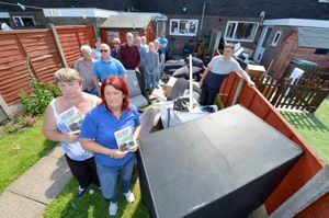 The neighbours have been left shocked by the damage