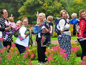 Supporting image for story: WATCH: Mums sling swinging their way to international fame