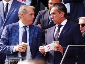 Chelsea co-owners Behdad Eghbali, right, and Todd Boehly