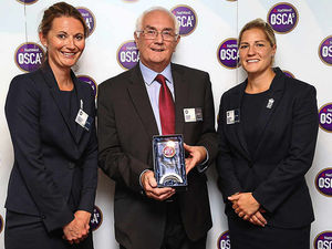 Supporting image for story: Golden Graham bowled over by award