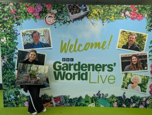 Molly Ratcliffe at BBC Gardeners' World Live 2025 at the The NEC. Pic: Molly Ratcliffe