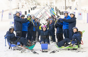 Rik Francis, standing front right, with the UK team.