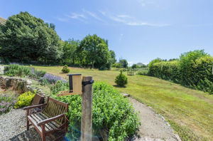 Views across the garden at Penkridge Hall.