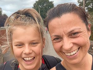 Supporting image for story: West Brom fan Clare clocks up the miles to raise cash