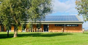 Troops outside the new facility at Nesscliffe (Crown Copyright/Landmarc Support Services 2020)