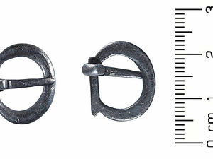 Supporting image for story: Coroner rules silver buckle found in Shropshire field to be treasure