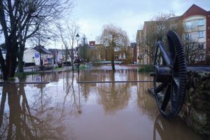 Flooding in Stafford. Photo: @z70photo