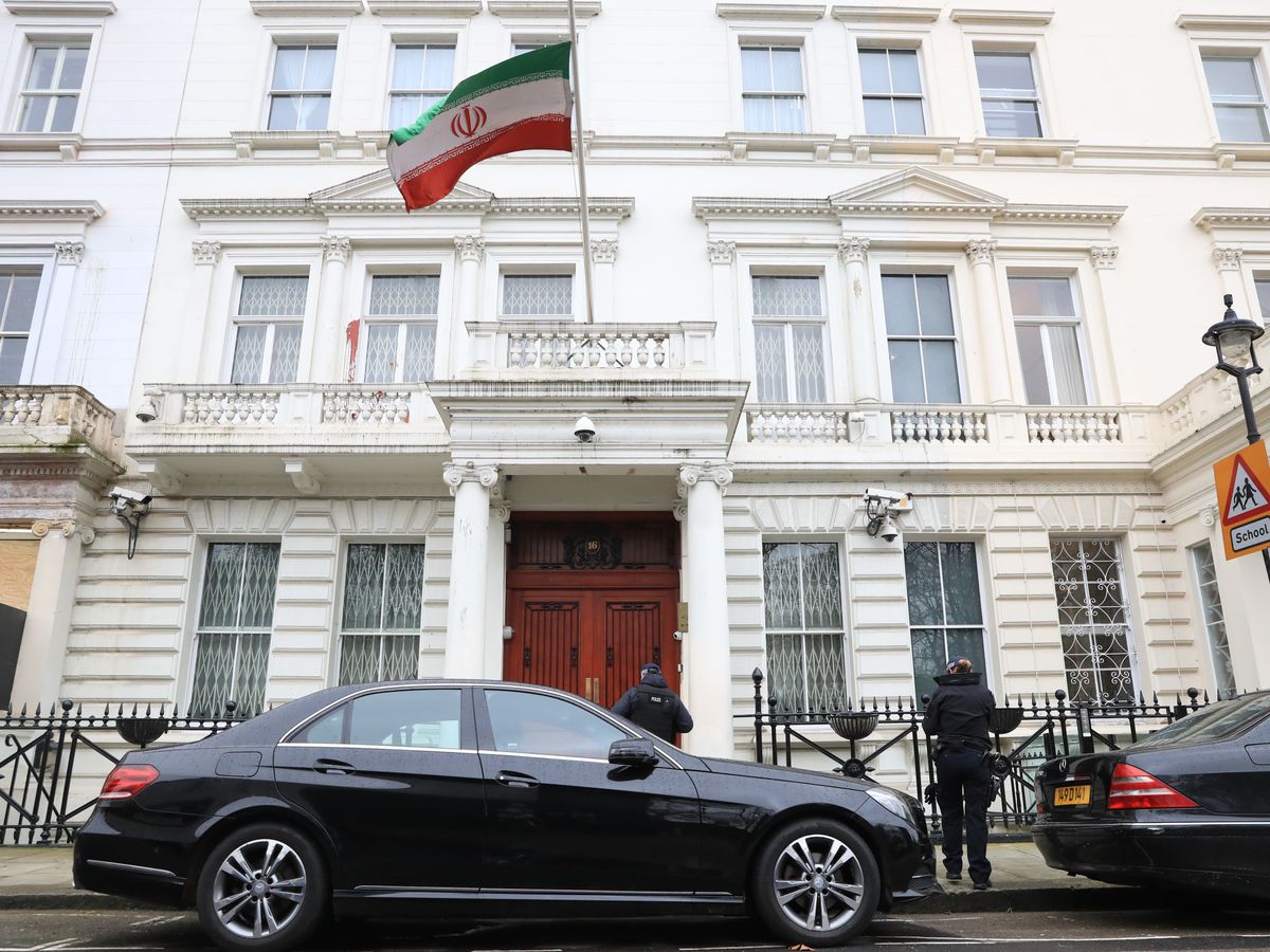 Six men arrested after two people injured in ‘assault’ outside Iranian Embassy