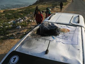 Supporting image for story: Israel dismisses two officers over deadly drone strikes on aid workers in Gaza