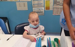 Ayla Foster during her treatment