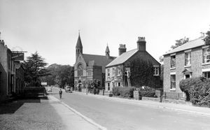 Victoria Road, Shifnal, circa July 1939. The Union Inn, is on the left. Written on the back of this print is 'Original Proof, Victoria Road, Shifnal, July 39, Mansells 37452'. Picture loaned by Ray Farlow, Bridgnorth postcard collector.