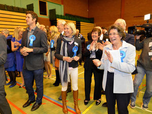 Supporting image for story: In pictures and video: Conservatives keep complete control in Staffordshire