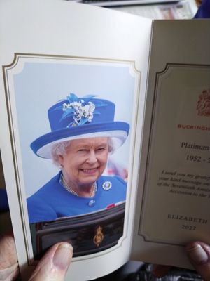 Roger's letter from the Queen