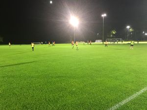 AFC Telford players train at Lilleshall (Photo: Joe Edwards)