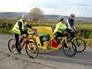 Supporting image for story: Rickshaw challenge comes to Shropshire and mid Wales