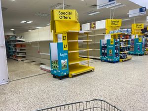 Supporting image for story: Coronavirus: Tesco changing shopping hours to fill shelves after panic buying