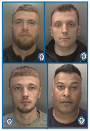 Top left: Arnold, right: Fletcher. Bottom left: Jenkins, right: Sadiq.