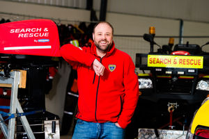 Steve Brown at the new base 