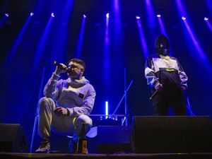 Supporting image for story: Kneecap take to Belfast stage after death of member’s father: Tonight is for him