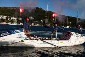 Team For Better Oar Worse arrive in Antigua