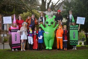 World Book day at Prestfelde School in Shrewsbury. Photo: Steve Leath