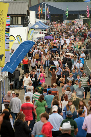 Crowds at the Royal Welsh Show. Image by Andy Compton