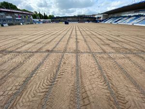 Supporting image for story: AFC Telford United awarded funding for pitch renovation at the New Bucks Head 