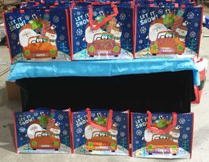The bags all have a Christmassy theme to them