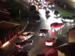 Supporting image for story: Watch illegal racers turn road into deafening race track - causing misery to residents