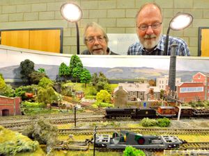Supporting image for story: Station model leaves Telford train fans chuffed - with video and pictures